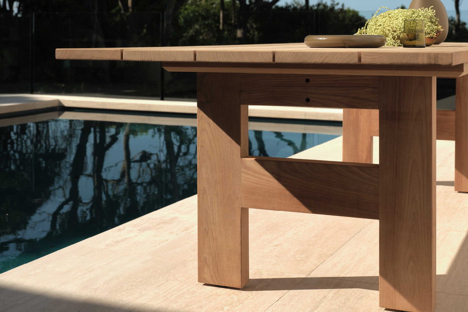 Outdoor Johnny Rectangular Dining Table